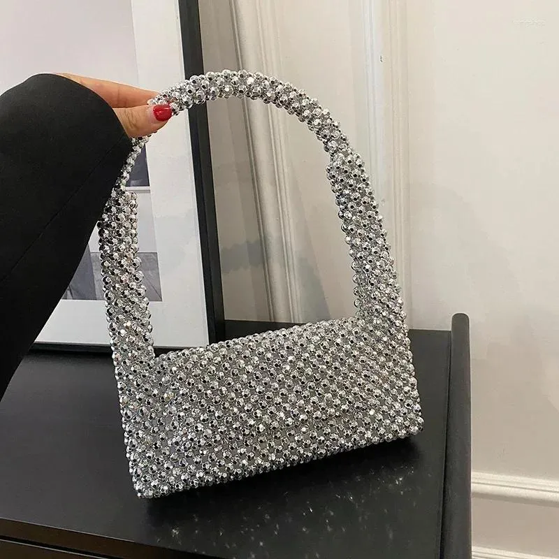 カーペット2024トップブランドのダイヤモンド装飾された女性用の豪華なディナーファッション財布とハンドバッグデザイナーハンドバッグ