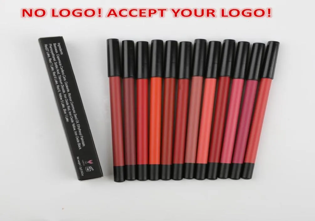 No Brand 31color Lip Pencils glitter lips Pen eyebrow pencil eyeliner Waterproof Natural component accept your logo3074980