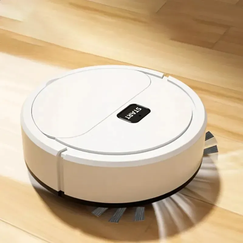 Aspirateur de balayage de robot entièrement automatique Tourmure de rotation du sol Mini Home Use Lazybones Intelligent 3 In1 Sweeper 240418