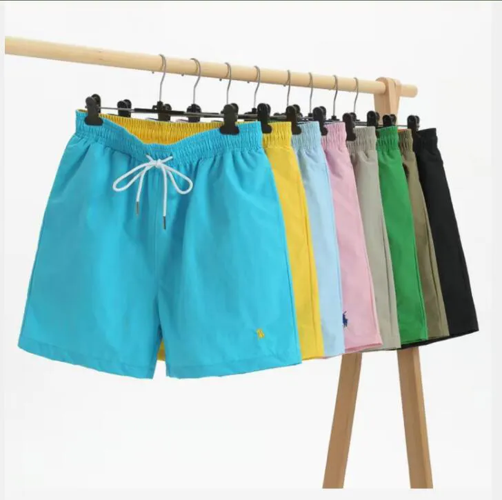 Polo Men s Designer Quick Dry Swim Shorts for Summer Beach Sports Embroidered Loose Beach Pants