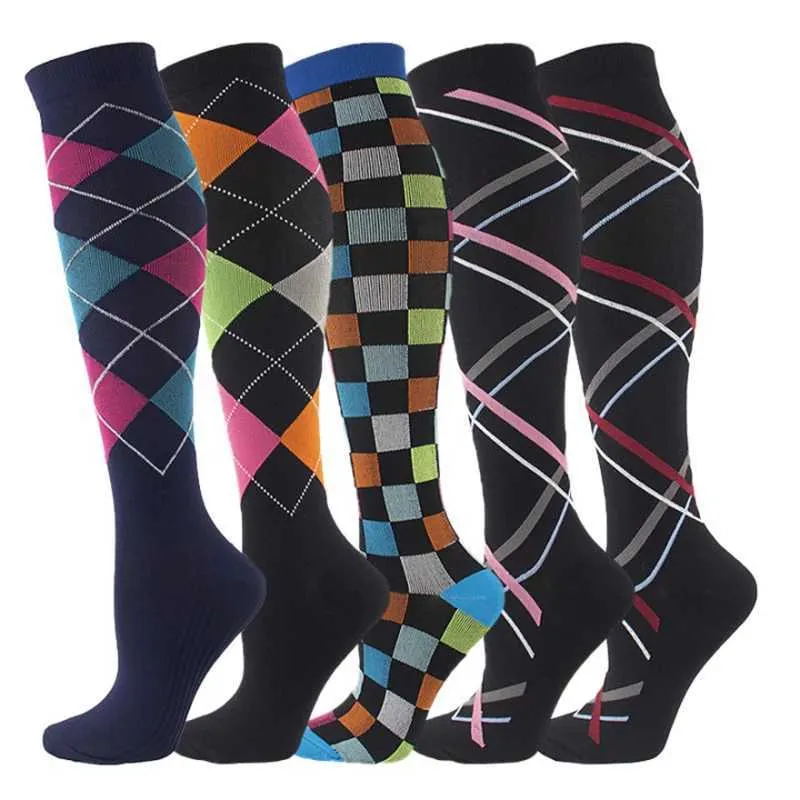 Çorap Çorap Yeni Kadın Erkek Sıkıştırma Çorapları KN SOCKS DİĞER SPOR SOCK Y240504