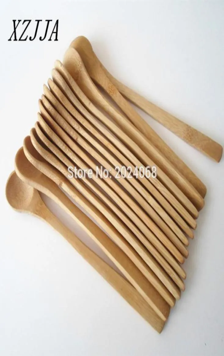 Entièrement 15pcs 7 5 pouces en bois cuillère écologique japonaise de table de table en bambou scoop scoop café miel ther la loucheur qualité 3686442