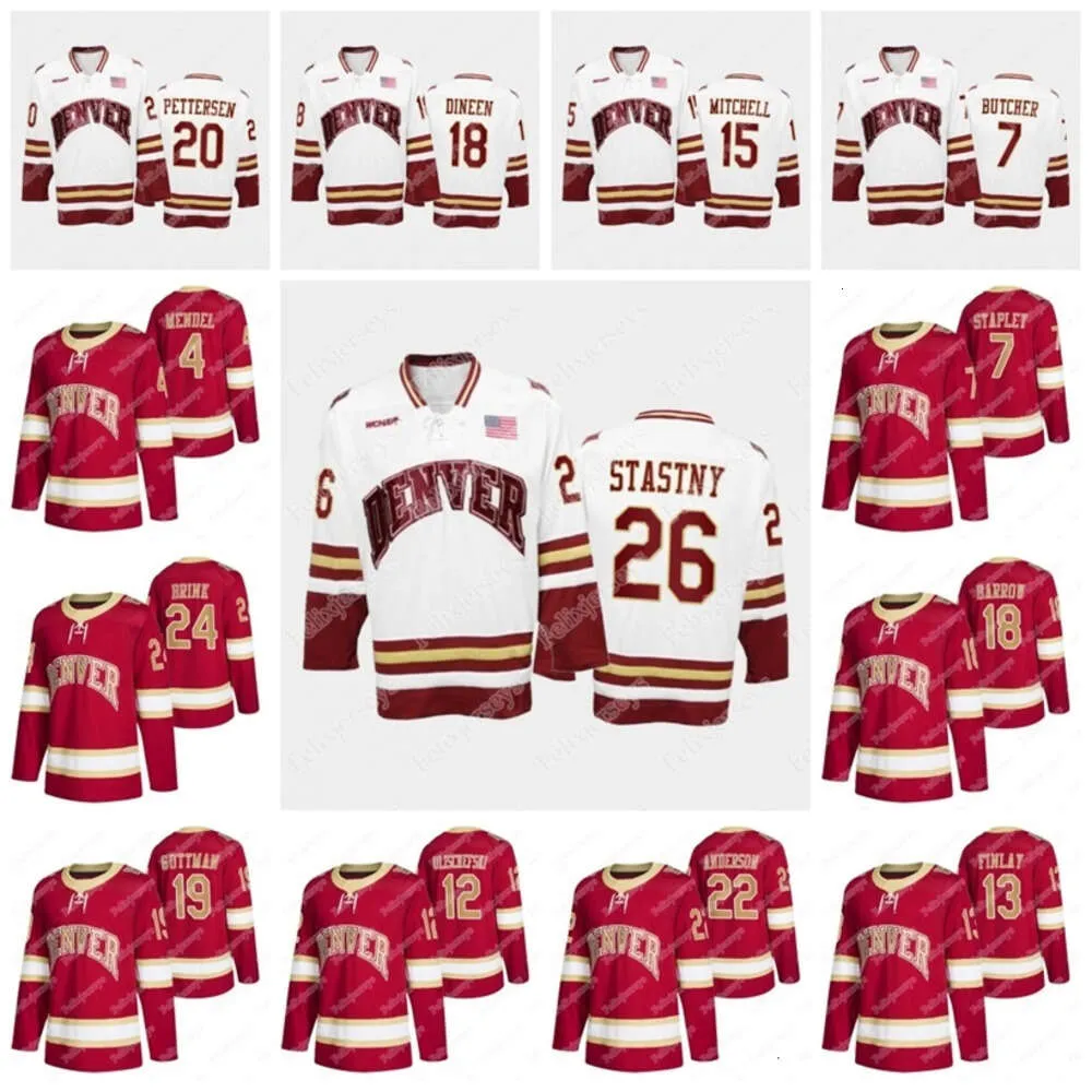 CEOTHR 2020 DENVER PIONEERS 26 Paul Stastny Will Butcher Glenn Anderson Bobby Brink Matt Carle Cole Guttman Ryan Barrow NCAA College Hockey