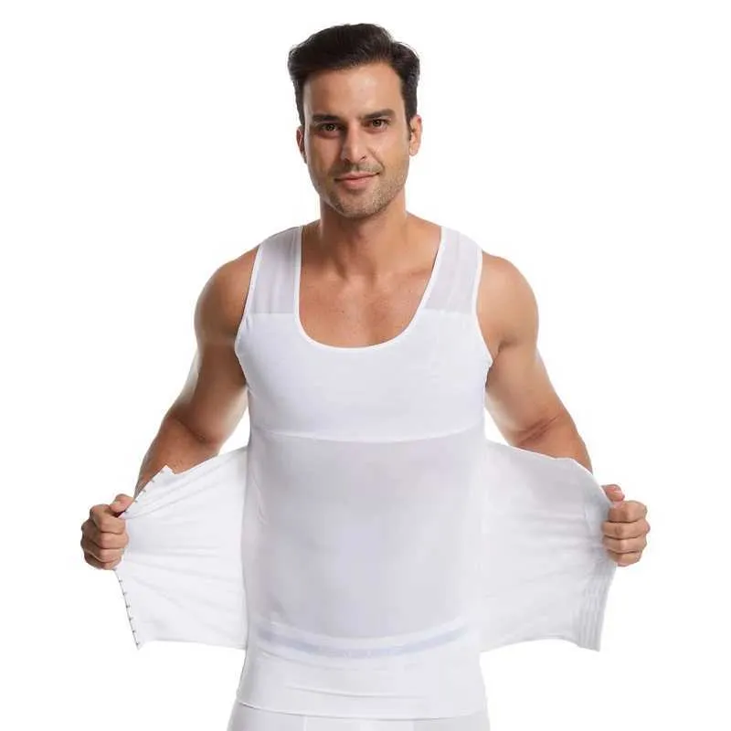 Taille Tummy Shaper Mens Hohe Elastizität Dreireihe Haken Taille Herren atmungsaktiv