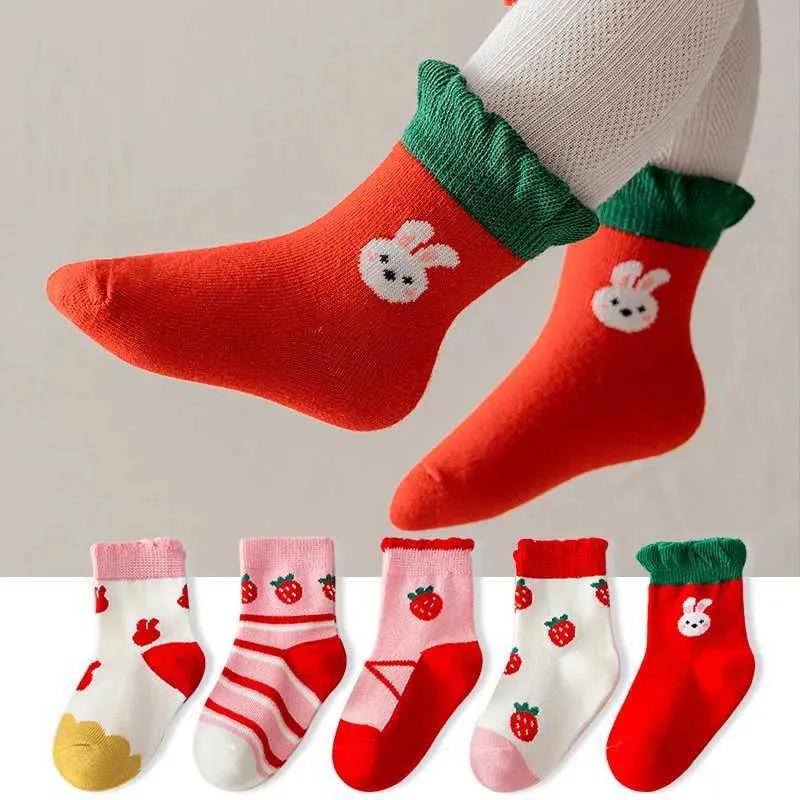 Barn Socks Girls Socks Cartoon Fashion Cotton Barn Socks Girl Girl Stockings for Children Pantys Socks Y240504