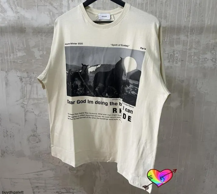Dream T-shirt Men Women High Quality Grey Picture Graghic Tee Oversize Vintage 1:1 Terry Short Sleeve 1TCB6930477