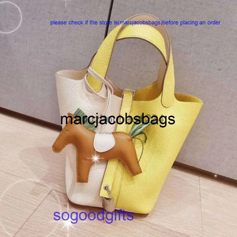 birkinbagハンドバッグ女性デザイナーバッグ本物の革のピコチンロックハンドバッグトートバッグ