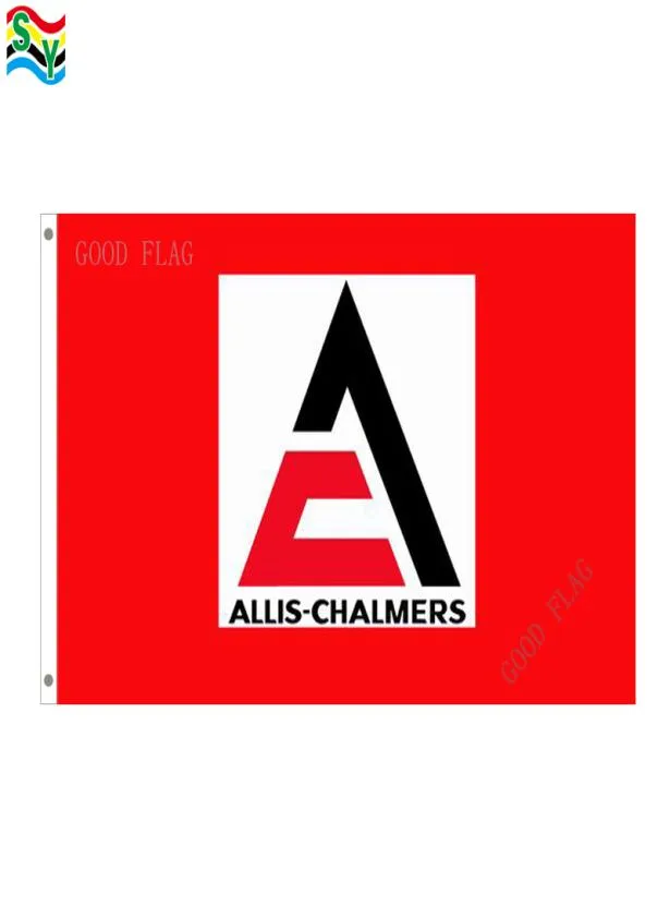 Allischalmers Bandeiras vermelhas Banner Tamanho 3x5ft 90150cm com bandeira de metal grommetoutdoor7732448