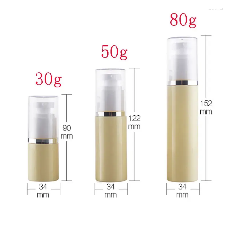 Butelki do przechowywania 30 ml pusta plastikowa pompa pojemnika bez powietrza do pielęgnacji skóry Opakowanie 30 g kosmetyczne botelle