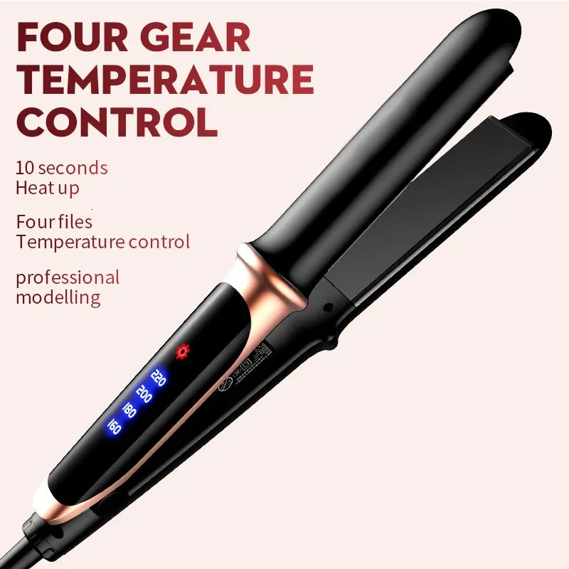 Flat Iron Hair Straightener Professional Ceramic Styling Tools Electric Smoothing Crimper 240425