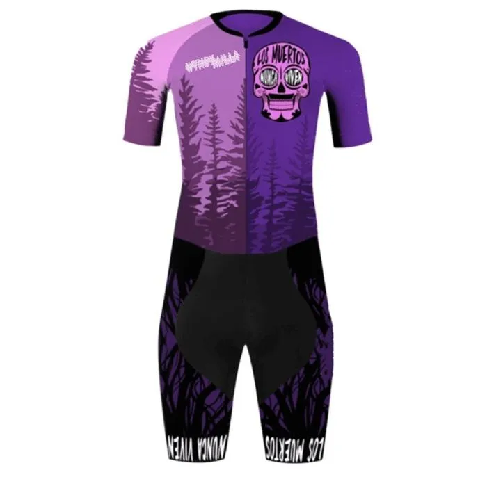 Wyndymilla triathlon SkinSuit ccyling saut de combinaison extérieure de course hors route