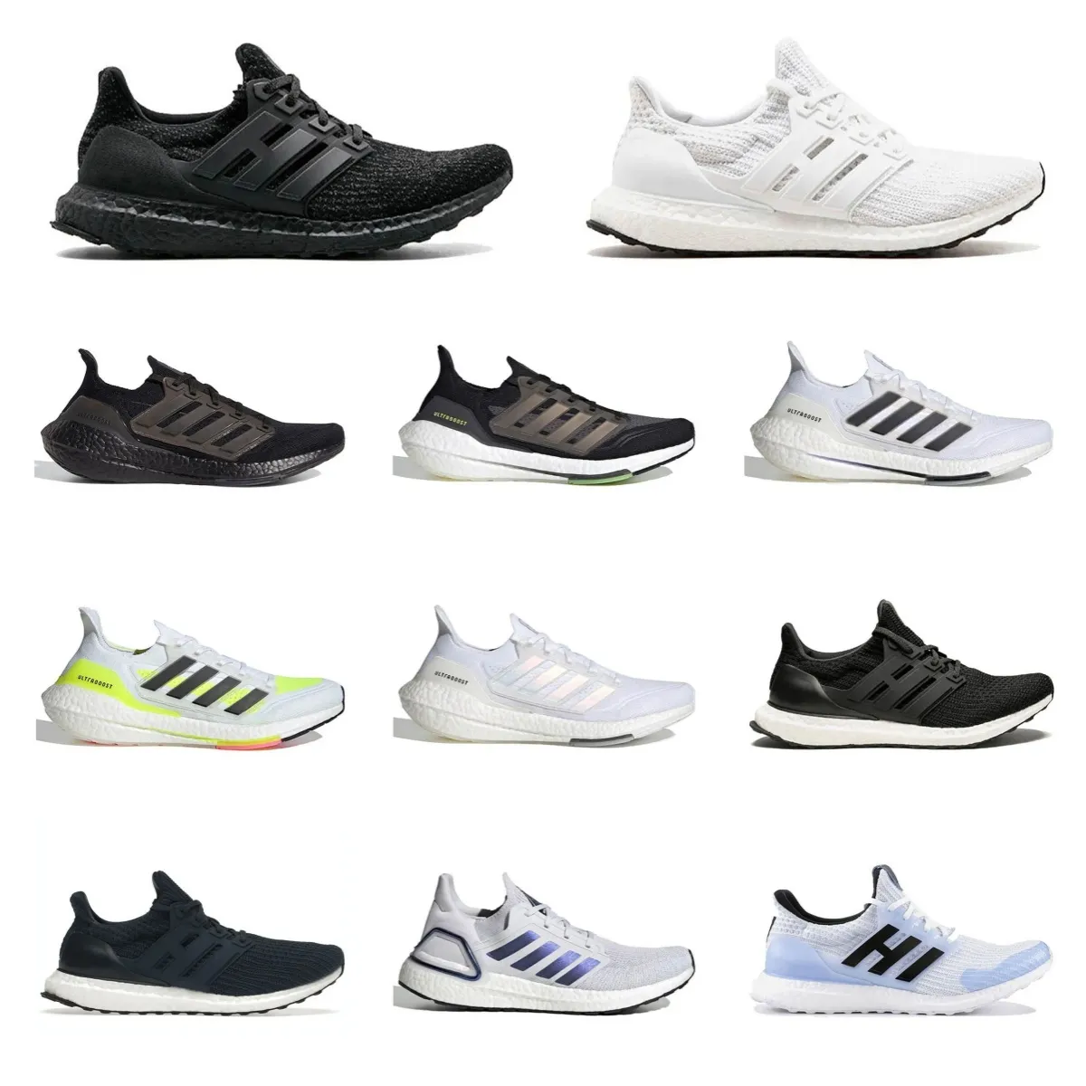 Ultraboost 20 Ub 21 uomini Scarpe sportive Sports Ultra 4.0 5.0 6.0 Triple Black White Dash Grey Grey Jogging Jogging Tech Metallic Tech Women Designer Sneaker designer