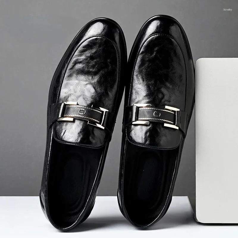 Обувь обувь летняя мужская формальная круглая обувь британская деловая повседневная