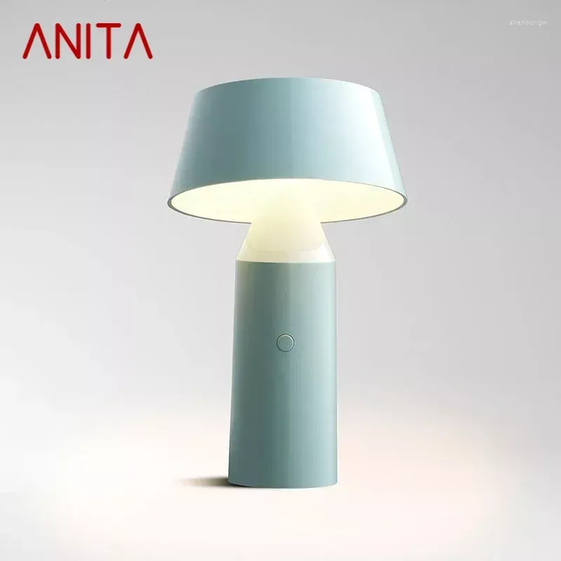 Tischlampen Anita Moderne Lampe modische nordische Kunst Wohnzimmer Schlafzimmer Kinder LED -Persönlichkeit Originalität Schreibtisch Leuchte