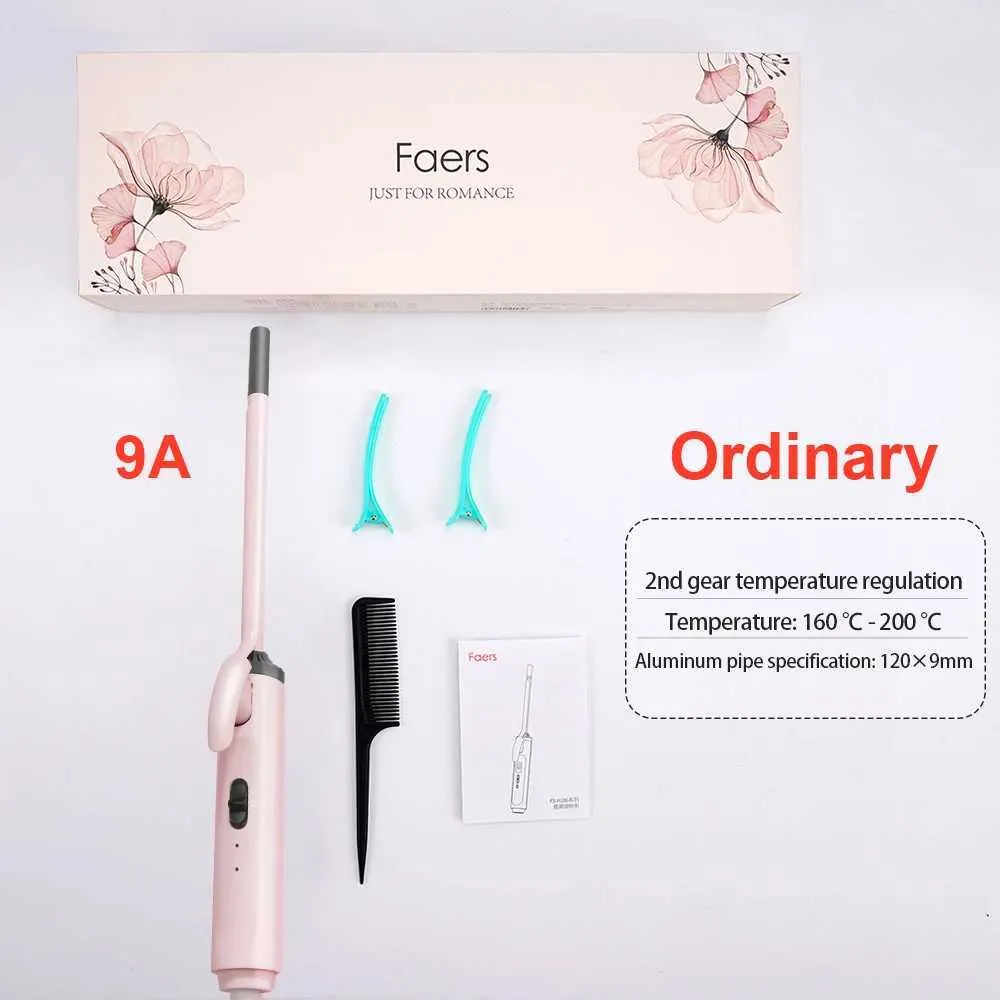 Hair Curlers Straighteners 9/13/26mm electric curler mini curler iron professional ceramic curler wave curler iron styling tool Y240504