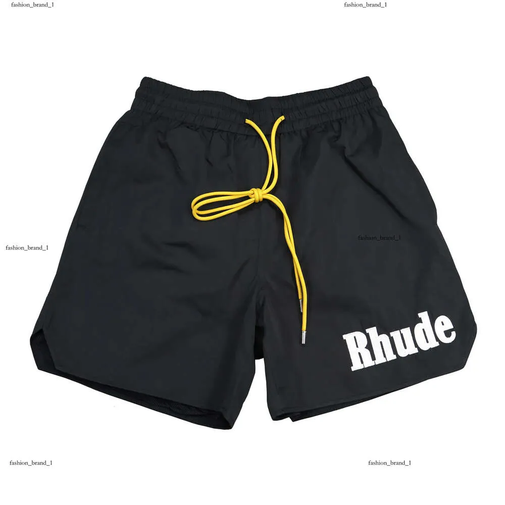 Szorty Mężczyźni desing Krótka moda Rhude krótkie spodnie mężczyźni Women Rhude skórzane spodenki rozmiar 3894