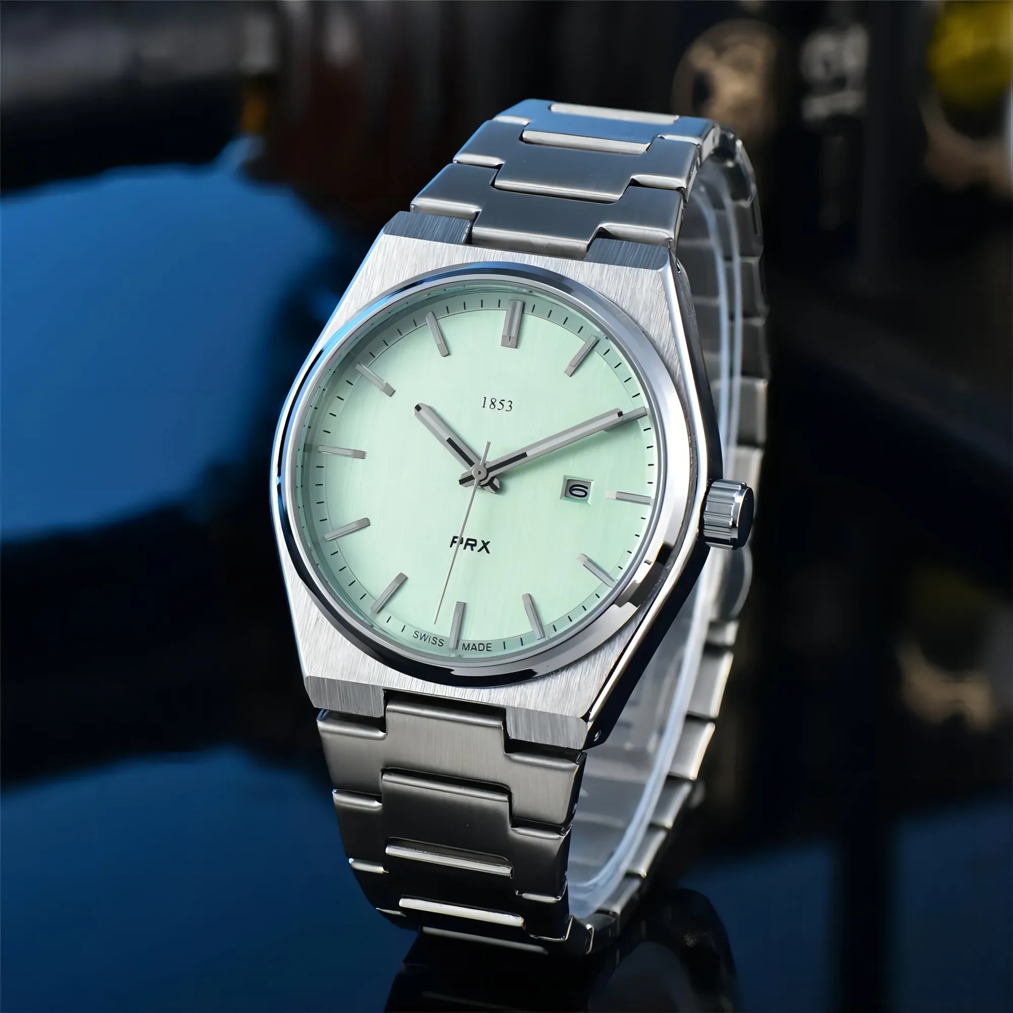 2024 Neue hochwertige Top -Marke PRX Serie 40mm Herren Watch Luxus Sapphire Mirror Männer Automatische Designer -Bewegung Uhren Quartz Man Watchwristes Montre