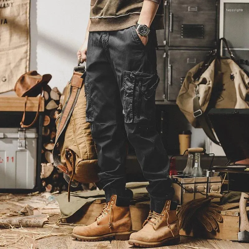 Pantalon masculin American Casual Vintage Travail pour Baggy Outdoor Sweatpants Tactical Cargo Streetwear Men Vêtements Y2K Kpop