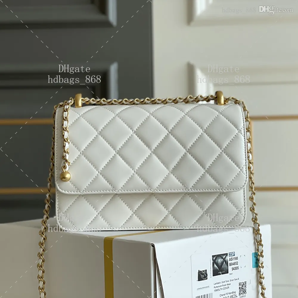 Gold Designer Bags: Chic Calfskin Mini Crossbody With Gold Chain