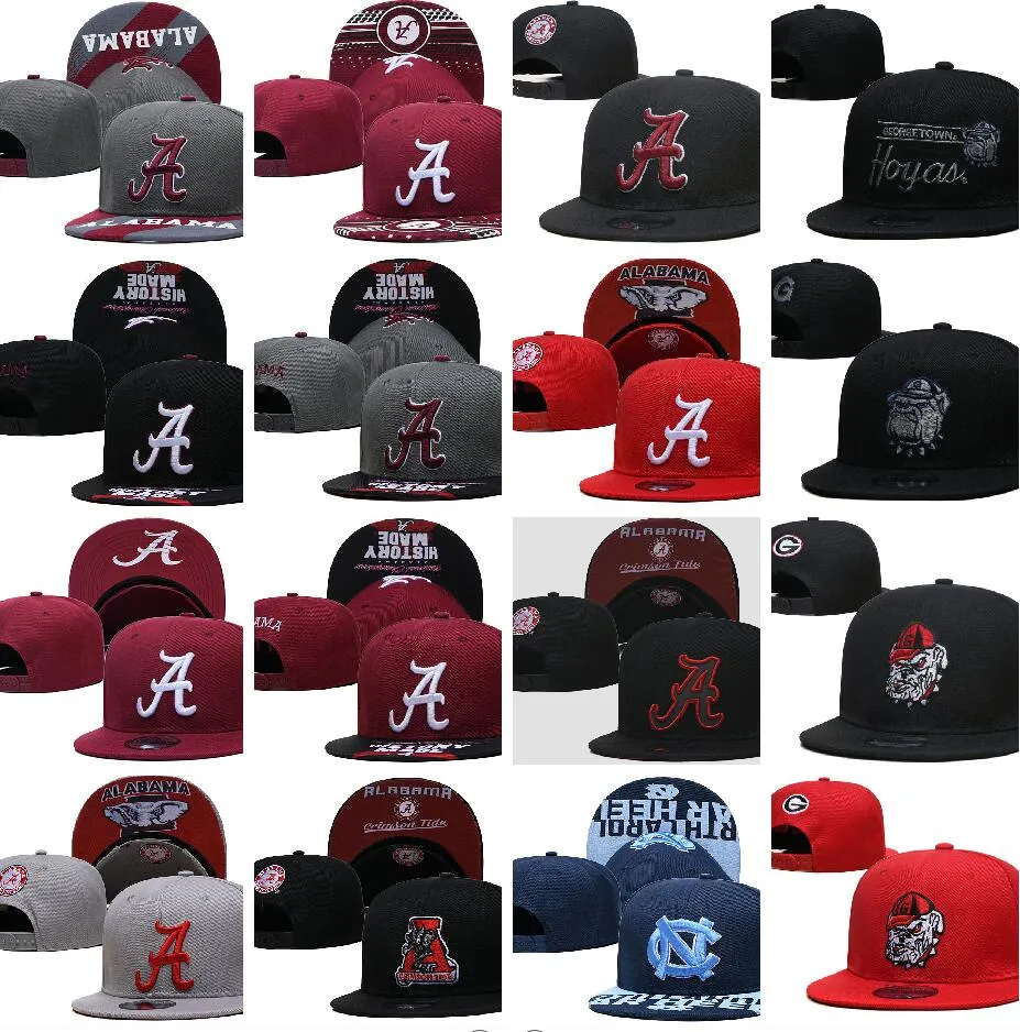 2024 All Team Mix Color Fan's NCAA USA College Baseball Hat القبعة القابلة للتعديل للنساء نساء أحادية الحجم من القاعدة الرياضية المسطحة Ball Snapback Caps A N Bone Chapeau MA4-01