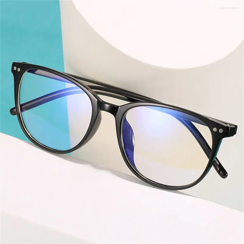Okulary przeciwsłoneczne modne anty niebieskie światło łatwym obciążenie oka nerd okulary komputerowe okulary biurowe blokowanie okularów