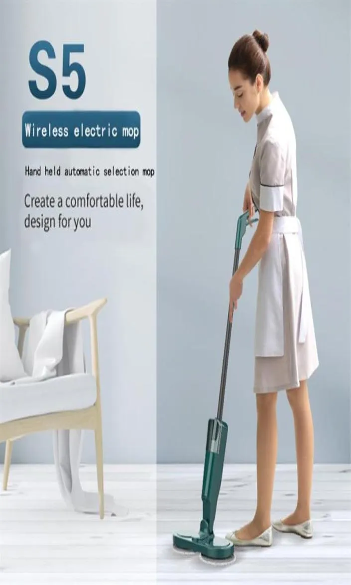 Electric Floor Mops With Sprayer Handheld Spin And Go Mop Without Cable Water Tank Washing Mop Cleaning Household259w64140734200120