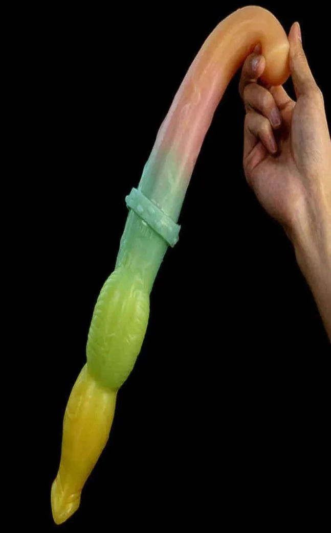 NXY DILDOS Silicone Толстый двойной пенис для мужчин и женщин мягкий цвет.