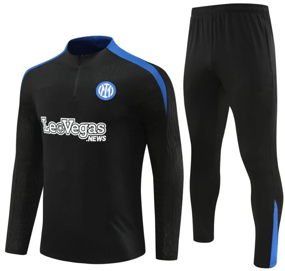 DHgate 2024 25 Inter Milan Football Tracksuit Training Kit Men Kids Sports Outdoors
