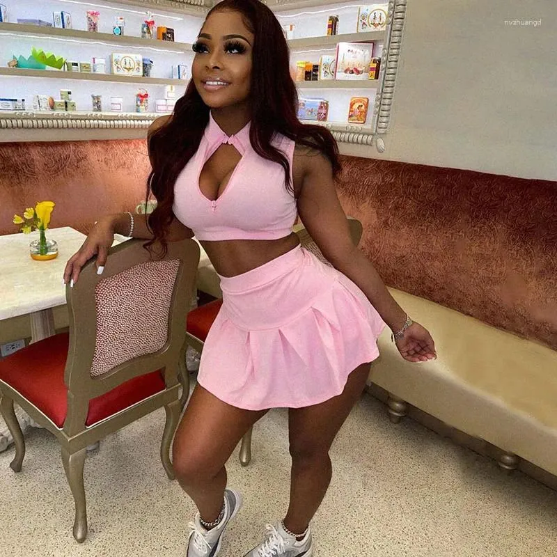 Skirt and top set pink online