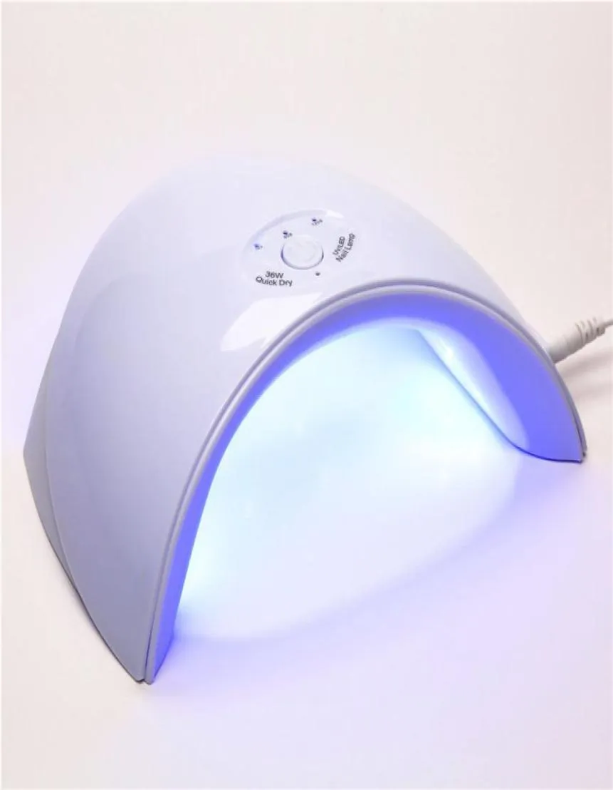 9SD 36W LED UV Lampe Nagel Trockner 12pcs LED Nail Light Nails Gel -Manikürenmaschine mit Timerknopf USB -Anschluss Nagelkunstwerkzeuge C198188517