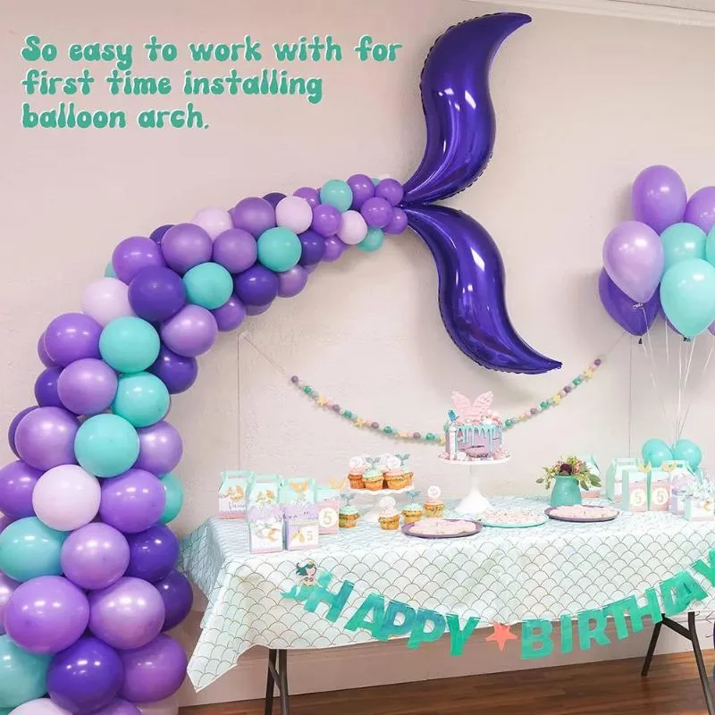 Décoration de fête 28pcs ballons Bowknot Garland Kit Ornement de jardin de pelouse multifonctionnel pour la douche de bébé