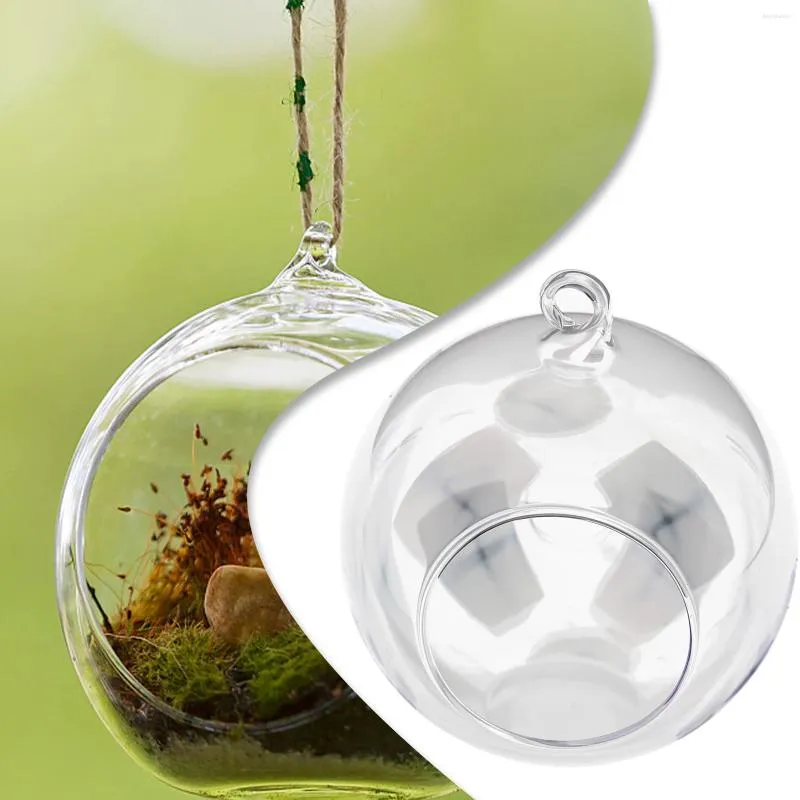 Vases Hanging Glass Ball Succulent Tabletop Tealights Terrarium Vase Candles Wedding Celebration Container Brand Accessories Tools