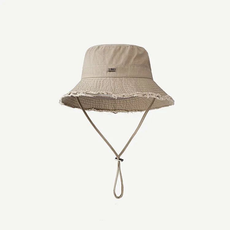 Breathable Designer Chin Strap Bucket Hat For Men And Women Perfect For Outdoor Activities Summer Resorts And Sun Protection Ice Silk And Hemp Material From Swkfactory store 8.1 DHgate.Com