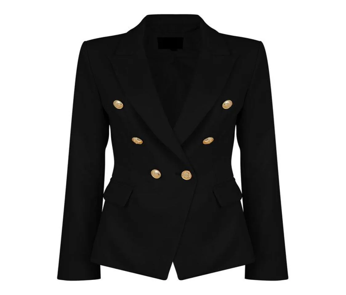 Damen Black Blazer Feminino Formale Jacke Frauen kurze weiße Jacken Frauen Longsleeve Business Anzug WS2509C8679873