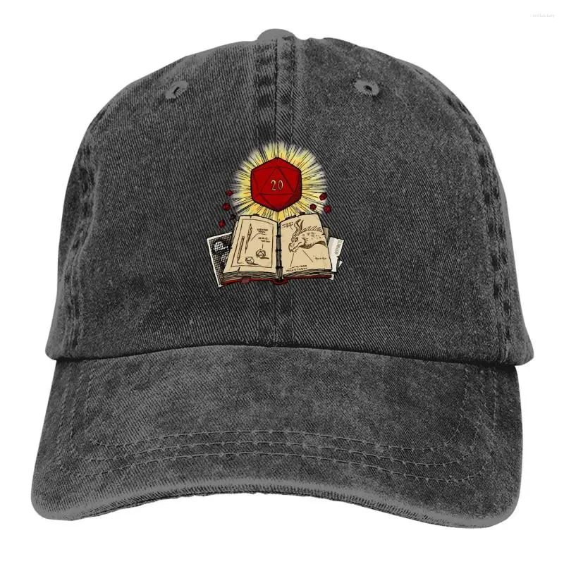 Ball Caps Dungeon Master Baseball Peaked Cap Dnd Game Sun Shade Cowboy Hüte für Männer Trucker Papa Hut