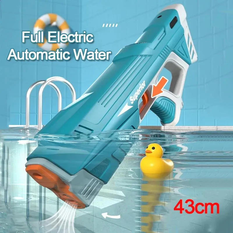 Arme d'eau électrique entièrement tir continu jouet d'été plage de la piscine