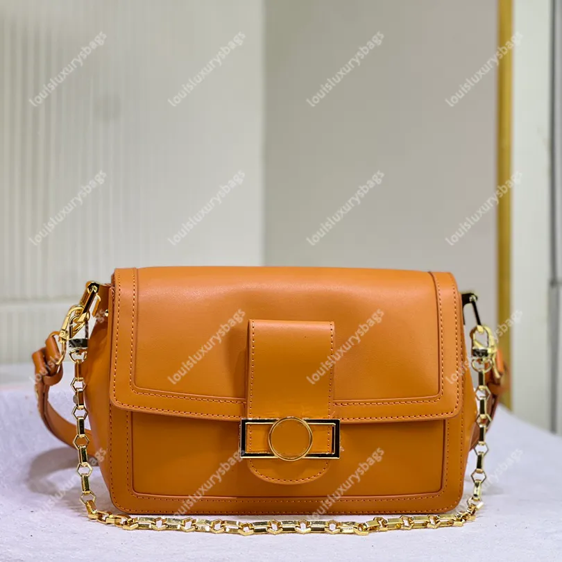 Dauphine Soft Designer Dames Schoudertas 7a Hoogwaardige lederen interieur Logo Gedrukt Crossbody Bag Handtas MM M25048 M25209 M47149