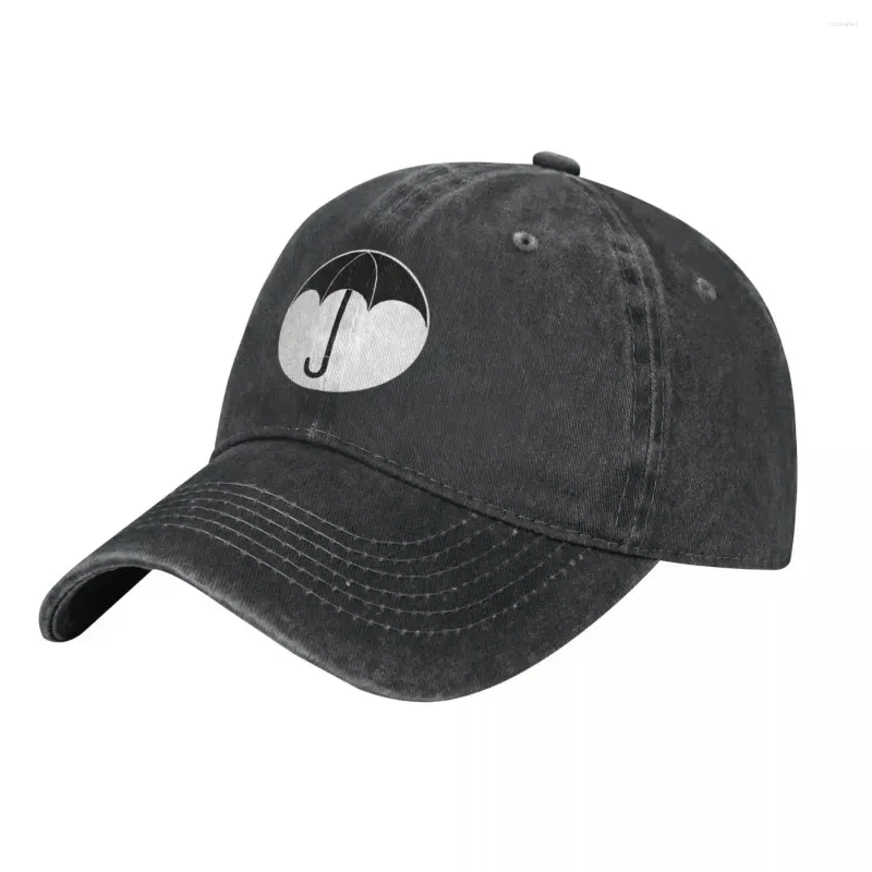 Ball Caps Umbrella Logo Raceback Un chapeau de casquette de baseball lavé