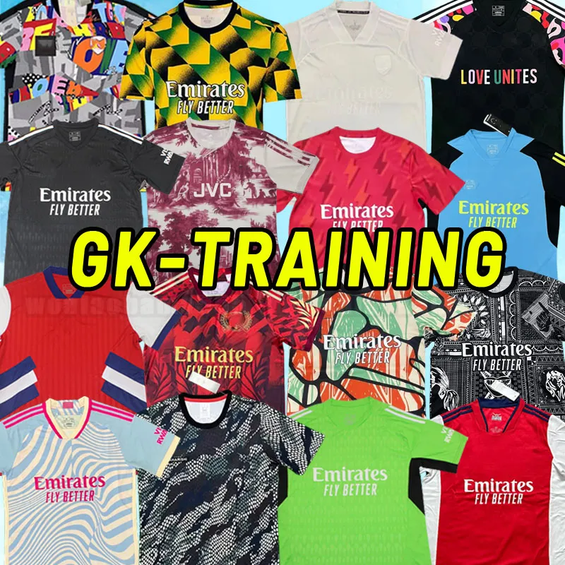 23 24 G.Jesus Saka Soccer Jerseys Smith Rowe Odegaard Trossard Kiwior Tomiyasu Arsen Martinelli 2023 2024 Football Shirt Top Men Traning ICON MÅLSEKERS