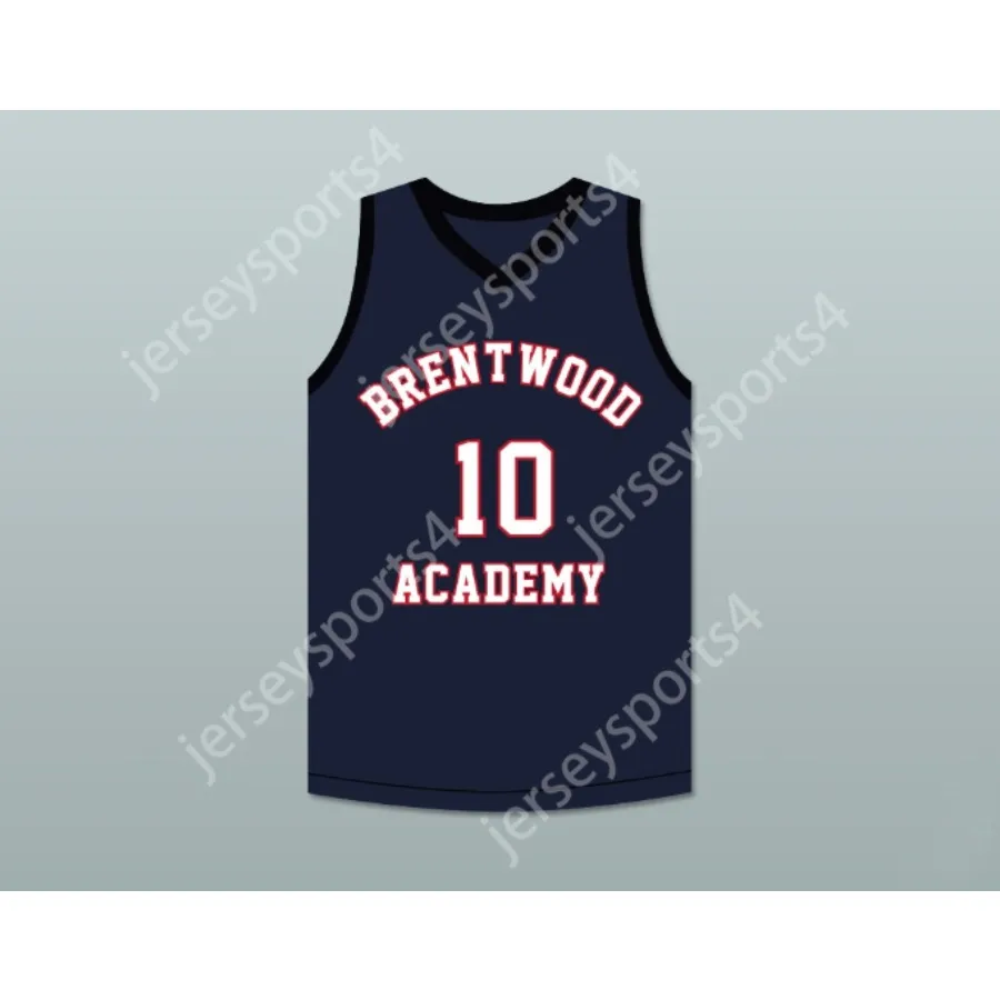 Anpassad Darius Garland 10 Brentwood Academy Basketball Jersey Top Stitched S-6XL