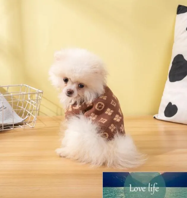 Top luxuriöse Hundekleidung Dackel Hundepullover für kleine Hunde hohe Elastizität weicher und bequemer Designer Haustier Pullover9251302