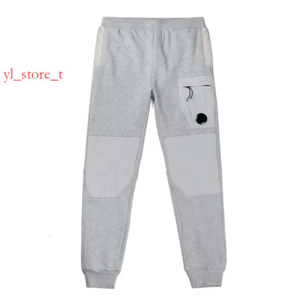 Designer CP Diagonal Fleece Mixed Utility Pants One Lens Pocket Stones Pant Outdoor Men Tactical Byxor Lossa Tracksuit Size M-XXL 8073