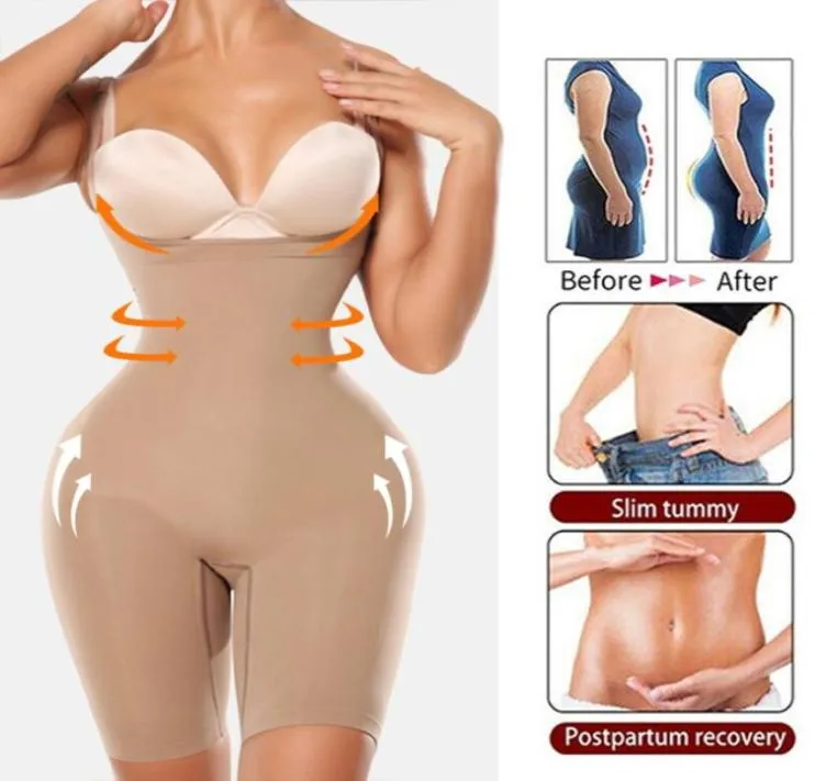 Allenatore in vita Spezza di corsetto per le donne Controllo della pancia Fajas Colombianas Shaper Bust Bust Body Slimming Intwear9511925