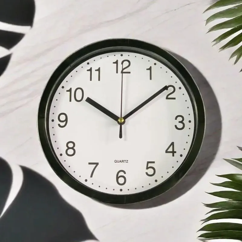 Horloges murales Originalité tridimensionnelle horloge numérique élégante montée sans punch silencieuse pour la cuisine de la chambre d'étude