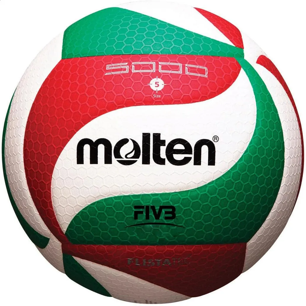 Flistatec Volleyball Tamanho 5 Volleyball PU Ball adequado para competições para adultos e jovens treinamento ao ar livre e interno 240425