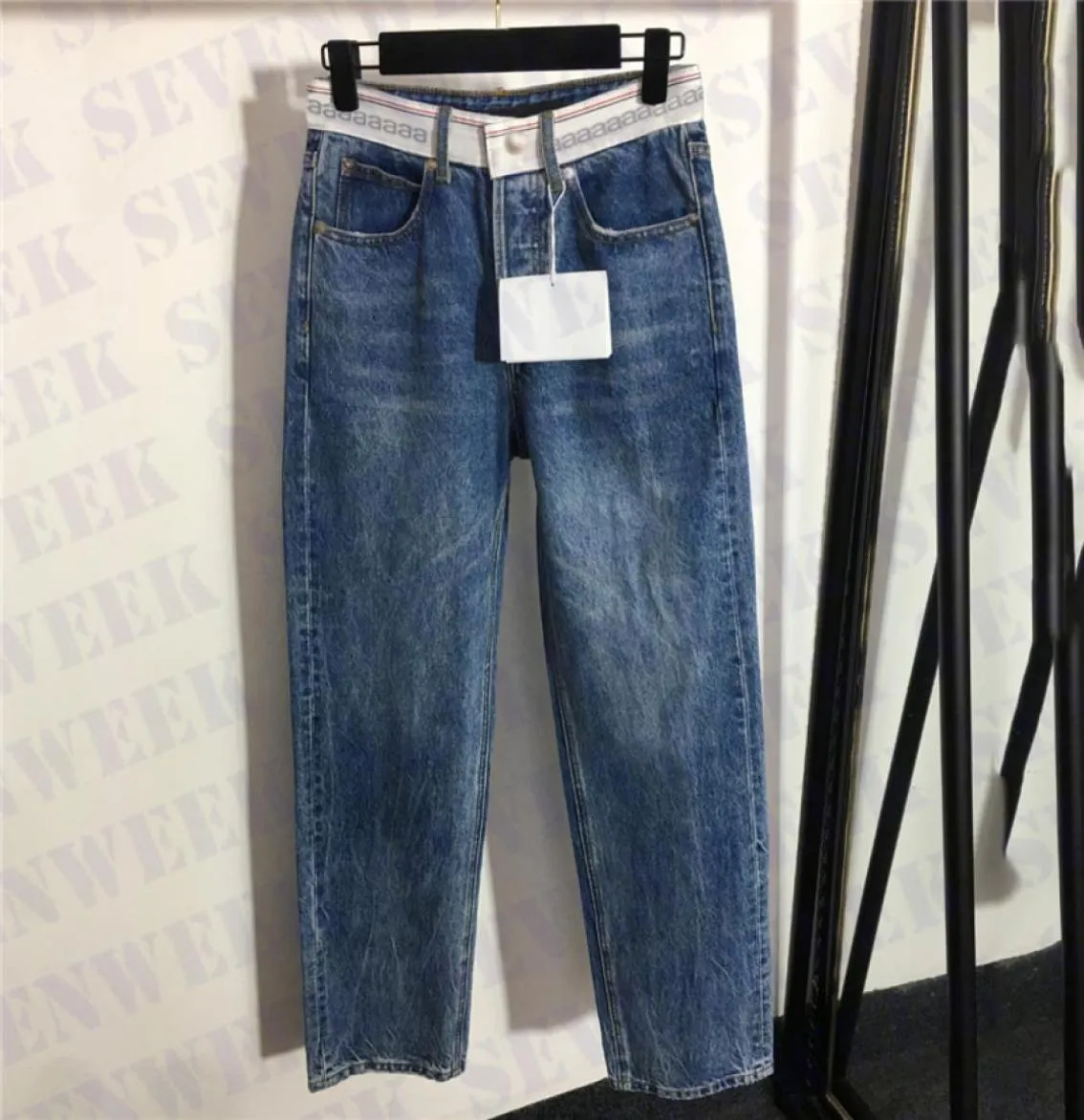 Marques Brands Jeans Pantalons de vêtements de vêtements de vêtements de la taille pantalon de la taille de la taille de la taille de la taille de la taille de la taille des dames de la taille.