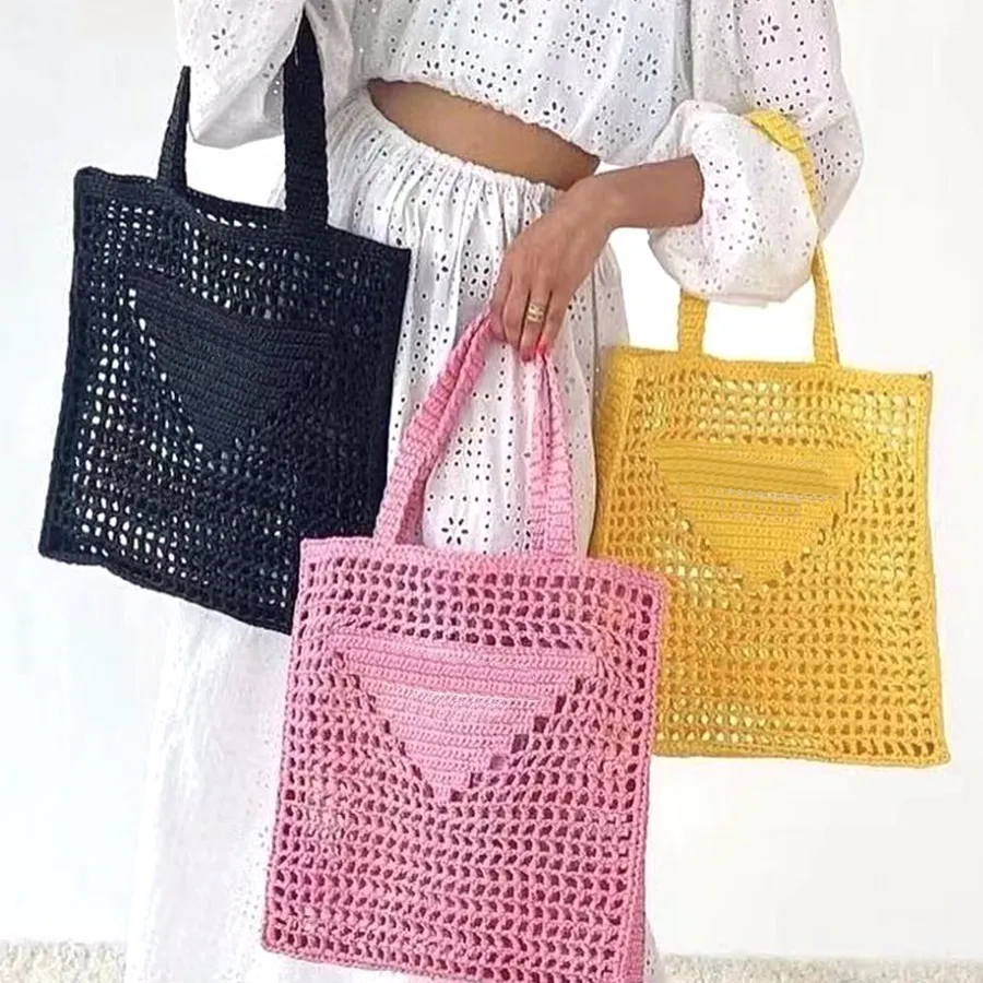 Sac tissé designer sac de mode de mode Luxury Woman Shopping Hands Sac à main Sacs d'été Sac à main Sac à main simplicité