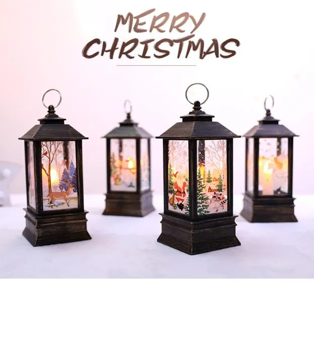 Рождественская светодиодная малая масляная лампа Портативная лампа торговая торговля ресторан ресторана интерьера
