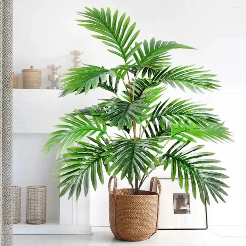 Fiori decorativi 78 cm 21 foglia Areca Areca Plant Palma tropicale Palma tropicale Foglie verdi Foglie Garden Office arredamento