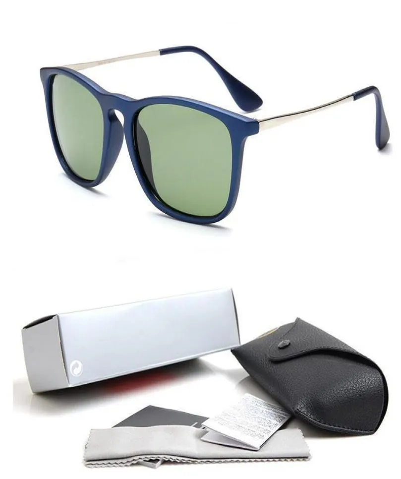 Solglasögon för högsta kvalitet för mankvinna Erika Eyewear Designer Märke Sun Glassar Matt Leopard Gradient Lenses Box Cases1114708